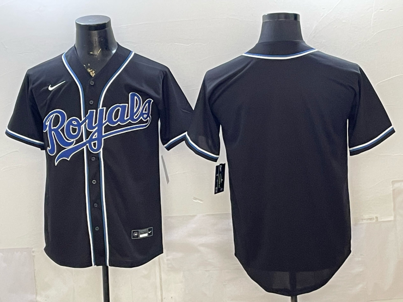 Men 2026 Kansas City Royals blank black Nike MLB jersey 05180012